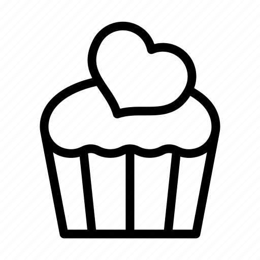 Cupcake, muffin, party, celebration, gift icon - Download on Iconfinder