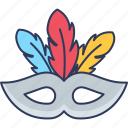 eye, mask, carnival, costume, celebration, cover 