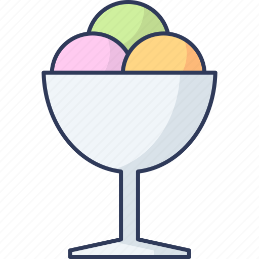 Ice, cream, summer, sweet, frozen, scoop icon - Download on Iconfinder