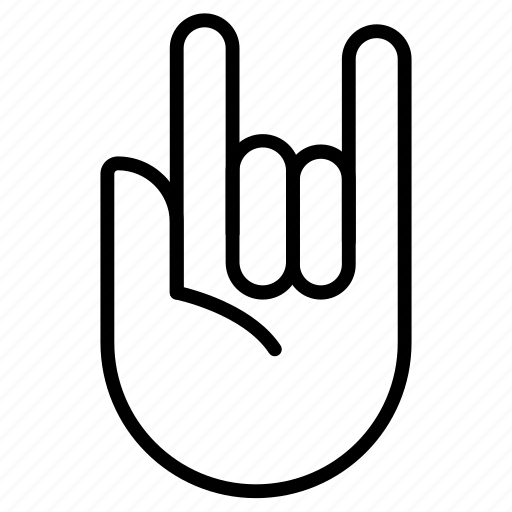 Rocking, hand, concert, gesture, festival icon - Download on Iconfinder