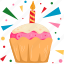 cupcake, food, birthday, celebration 