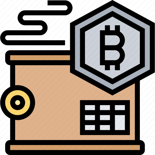 Bitcoin, safety, secure, protection, wallet icon - Download on Iconfinder