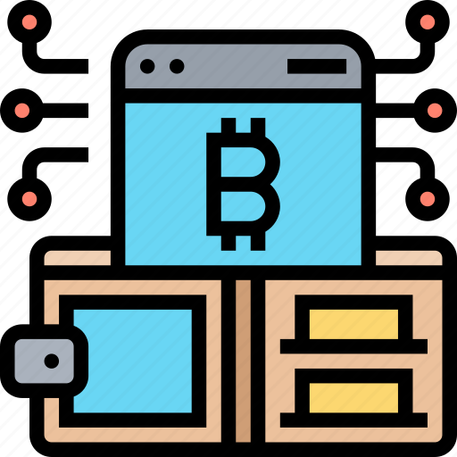 Bitcoin, wallet, digital, money, cryptocurrency icon - Download on Iconfinder