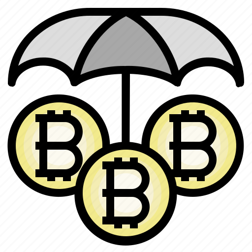 Bitcoin insurance, protection, bitcoin investment, digital currency, insurance icon - Download on Iconfinder