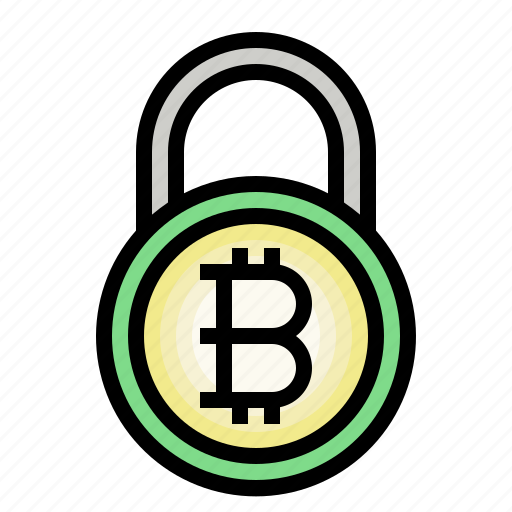 Bitcoin safety, bitcoin, blockchain, password, secure icon - Download on Iconfinder