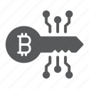 bitcoin, digital, key, security, protection, password, lock