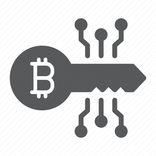 Bitcoin, digital, key, security, protection, password, lock icon - Download on Iconfinder