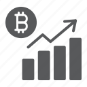 bitcoin, statistics, statistic, graph, growth, diagram, arrow
