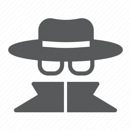 Spy, agent, anonymity, detective, incognito, anonymous, hacker icon - Download on Iconfinder