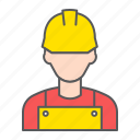 construction, worker, engineer, repairman, miner, male, builder