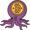 bitcoin, octopus, investor, rank, cryptocurrency