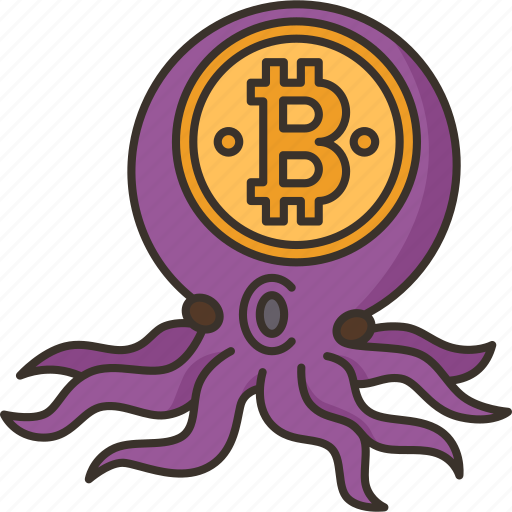 Bitcoin, octopus, investor, rank, cryptocurrency icon - Download on Iconfinder