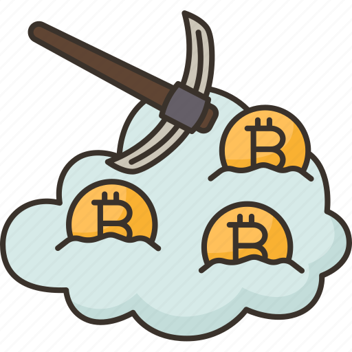 Cloud, mining, cryptocurrency, software, computing icon - Download on Iconfinder