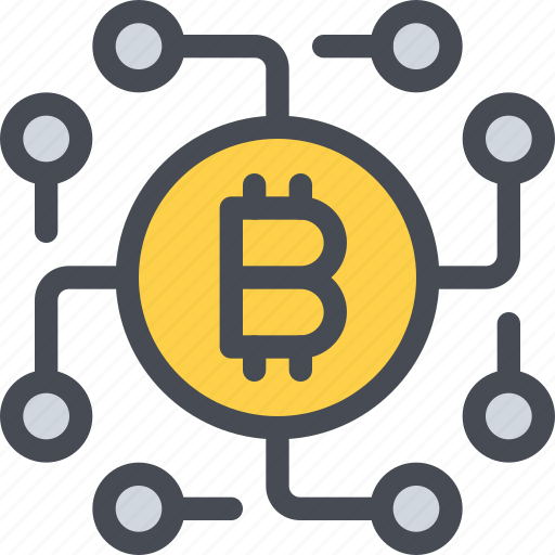 Bitcoin, coin, connect, currency, money, network icon - Download on Iconfinder
