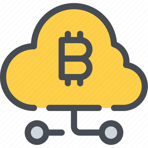 Bitcoin, cloud, coin, connect, currency, money, network icon - Download on Iconfinder