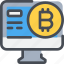 bitcoin, coin, computer, currency, digital, money 