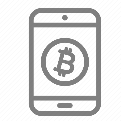 Bitcoin, finance, mobile, online, crypto, cryptocurrency, currency icon - Download on Iconfinder