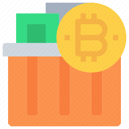 Basket, bitcoin, btc, coin, currency, money, shopping icon - Download on Iconfinder