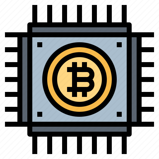 Bitcoin, chip, cpu, network icon - Download on Iconfinder