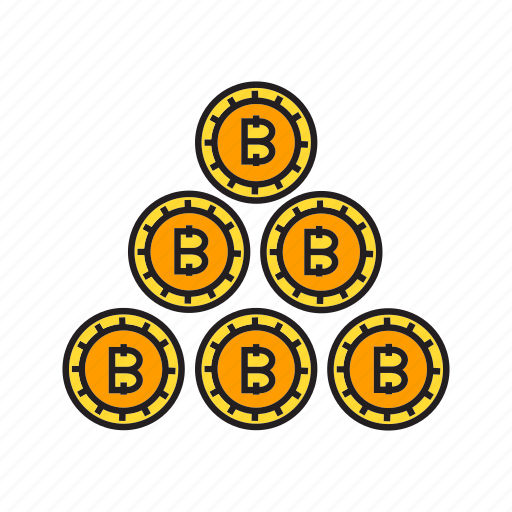Bitcoin, coins, cryptocurrency, digital currency, electronic money, money icon - Download on Iconfinder