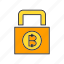 bitcoin, cryptocurrency, digital currency, key, lock, privacy, security 