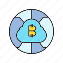 bitcoin, blockchain, cloud, cryptocurrency, digital currency, electronic money, money