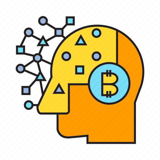 Artificial intelligence, bitcoin, brain, head, intelligence, think icon - Download on Iconfinder