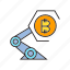auto, bitcoin, bot, cryptocurrency, digital currency, electronic money, robot 