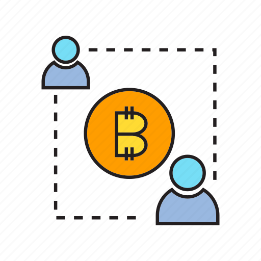 Bitcoin, blockchain, connect, cryptocurrency, decentralize, money, people icon - Download on Iconfinder
