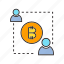 bitcoin, blockchain, connect, cryptocurrency, decentralize, money, people 