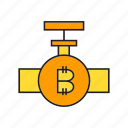 bitcoin, cryptocurrency, digital currency, electronic money, faucet, transaction, valve