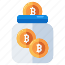 bitcoin jar, cryptocurrency box, crypto, btc, digital currency