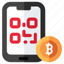 bitcoin qr code, cryptocurrency, crypto, btc, digital currency