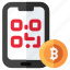 bitcoin qr code, cryptocurrency, crypto, btc, digital currency 