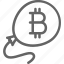 balloon, bitcoin, blockchain, cryptocurrency, illustration, line 