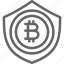bitcoin, blockchain, coin, finance, financial, protection, shield 