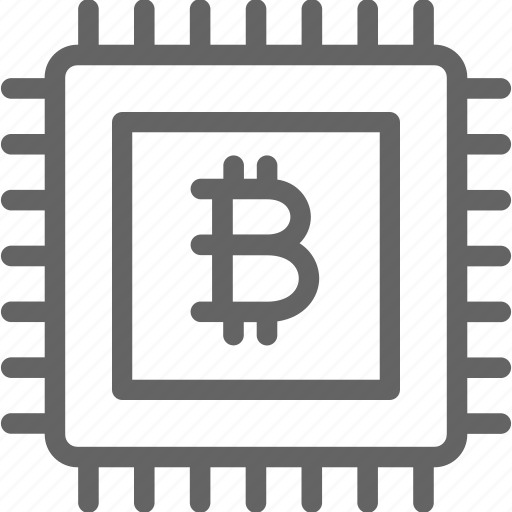 Bitcoin, blockchain, business, finance, financial, motherboard icon - Download on Iconfinder