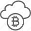 bitcoin, blockchain, cloud, coin, cryptocurrency, finance, financial 