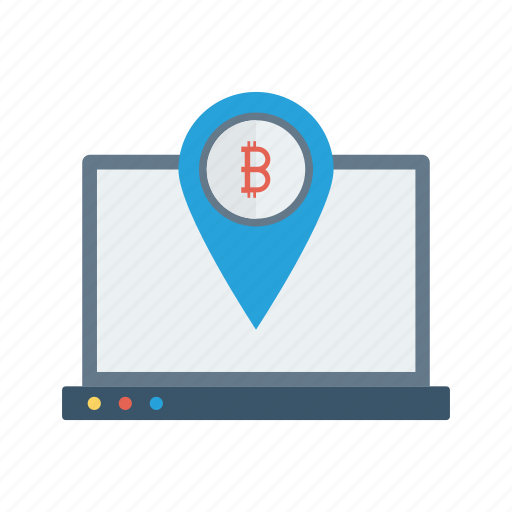 Laptop, location, map, pin, pointer icon - Download on Iconfinder