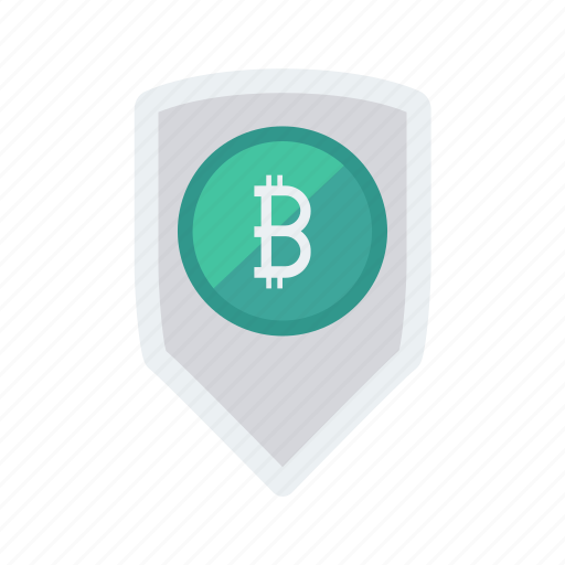 Bitcoin, money, protect, secure, shield icon - Download on Iconfinder