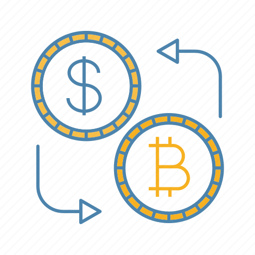 Bitcoin, convert, cryptocurrency, currency, dollar, exchange, money icon - Download on Iconfinder