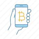 app, bitcoin, crypto, cryptocurrency, digital wallet, money, smartphone
