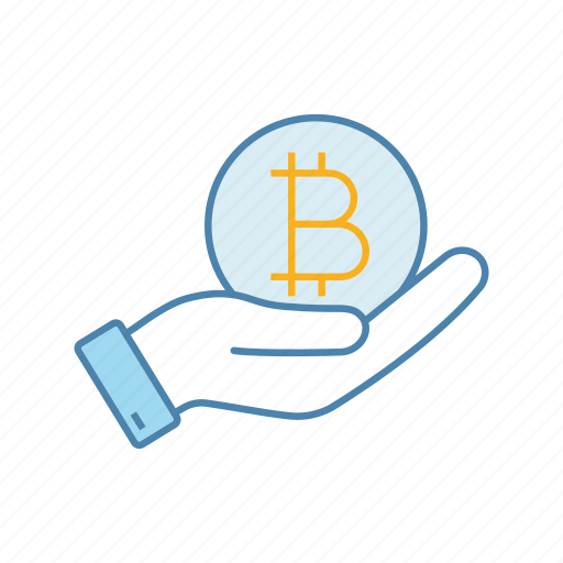 Bitcoin, crypto, cryptocurrency, finance, hand, money, offer icon - Download on Iconfinder