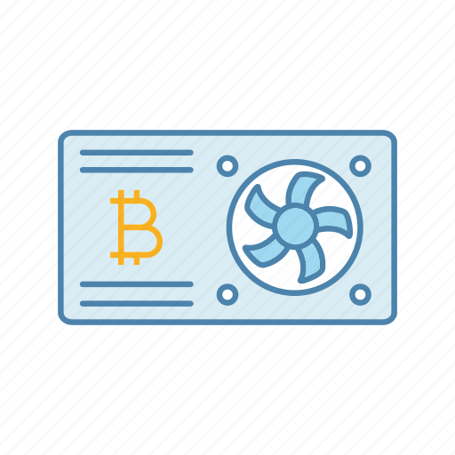 Bitcoin, crypto, cryptocurrency, gpu, mining, mining farm, video card icon - Download on Iconfinder