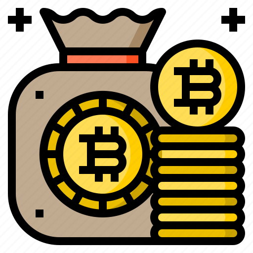 Bag, bit, blockchain, cash, coin, finance, shopping icon - Download on Iconfinder