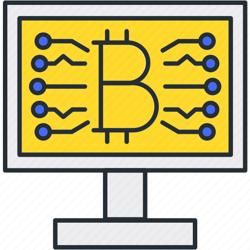 Bitcoin, connection, internet, network icon - Download on Iconfinder