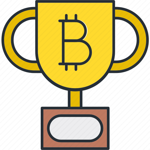 Bitcoin, cryptocurrency, trophy, winner icon - Download on Iconfinder