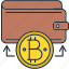 bitcoin, cryptocurrency, deposit, wallet 
