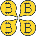 bitcoin, blockchain, cryptocurrency, dialog