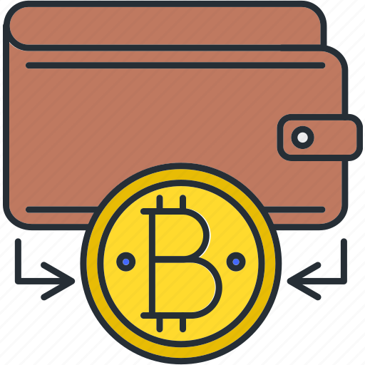 Bitcoin, blockchain, cryptocurrency, withdrawal icon - Download on Iconfinder